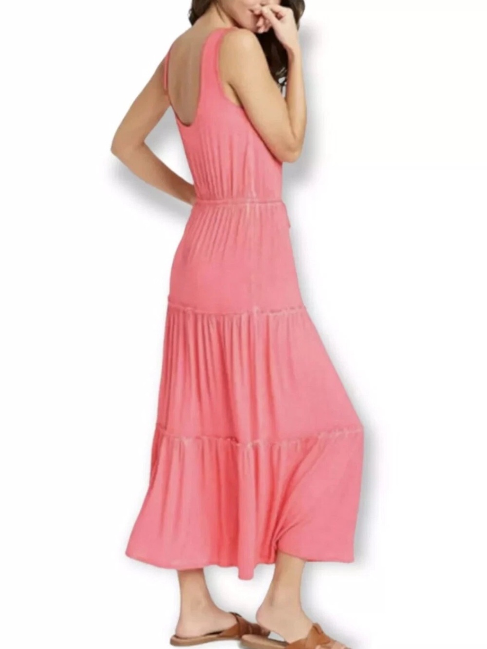 Knox Rose Coral Pink Maxi Dress